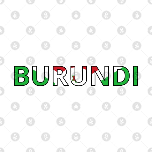 Drapeau Burundi by Pixelforma