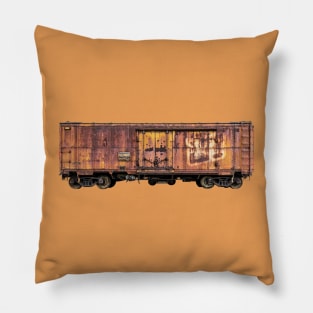 Rusted Rolling Stock Pillow