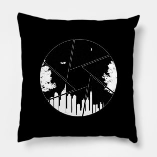 Shutter city view Pillow