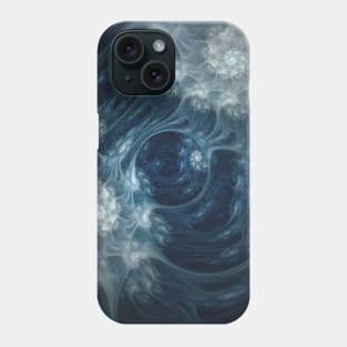 Frozen Underground. Digital Abstract Art Phone Case