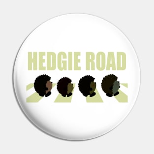 Hedgie road Pin