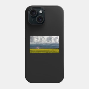 Lightning Over Canola Phone Case