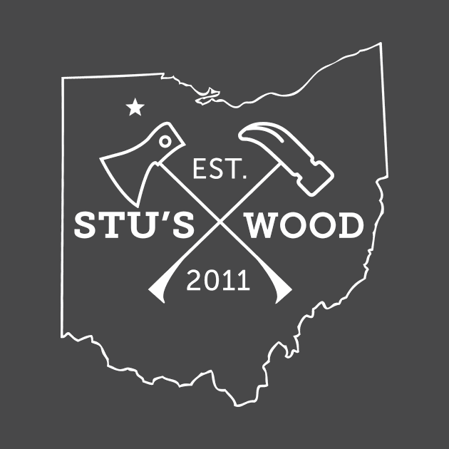 Stu's Wood Ohio - White Logo by stuswood