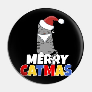 Merry Catmas Pin