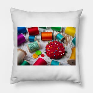 Pinchurshin And Thread Pillow