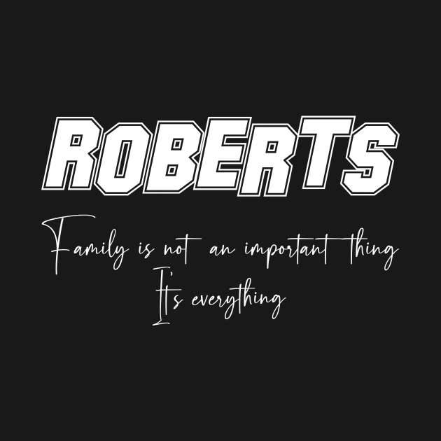 Roberts Second Name, Roberts Family Name, Roberts Middle Name by Tanjania