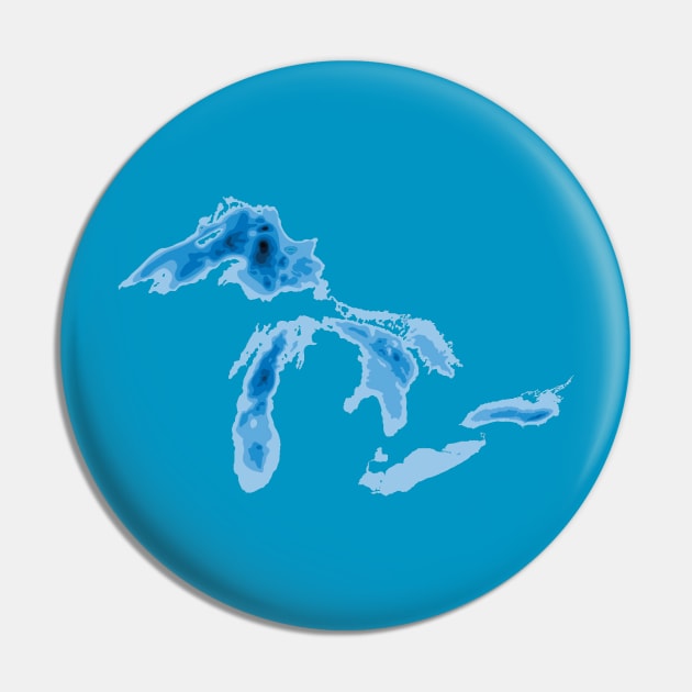 Great Lakes Pin by MindsparkCreative