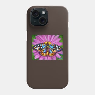 Butterfly and Painted Daisy Painting Phone Case