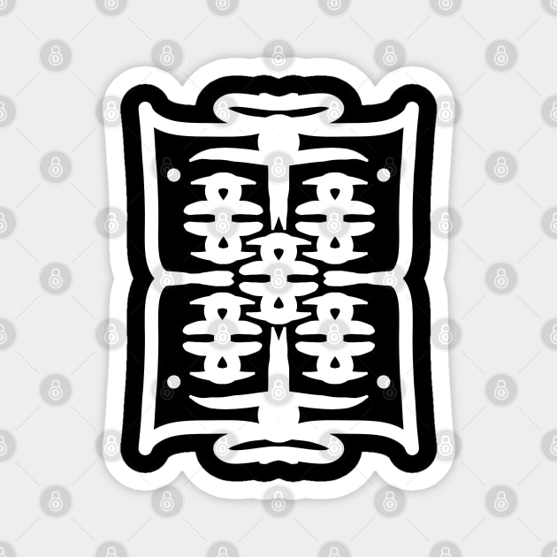 Lines Art 15 Magnet by Megadorim