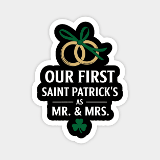 Our First St Patrick's Day as Mr & Mrs Magnet