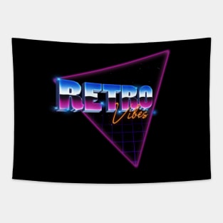 RETRO Vibes - 80's & Neon Tapestry