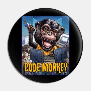 Code Monkey Pin