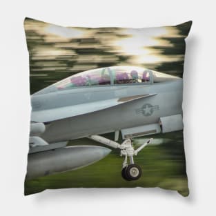 Growler - F/A-18 Super Hornet Motion Blur Pillow