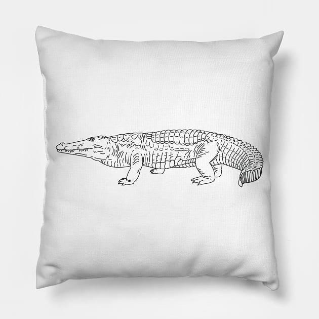 Crocodile - Alligator Pillow by KC Happy Shop