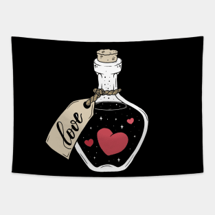 Love in a bottle Tapestry