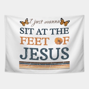 I Just Wanna Sit At The Feet Of Jesus, Christ Tapestry