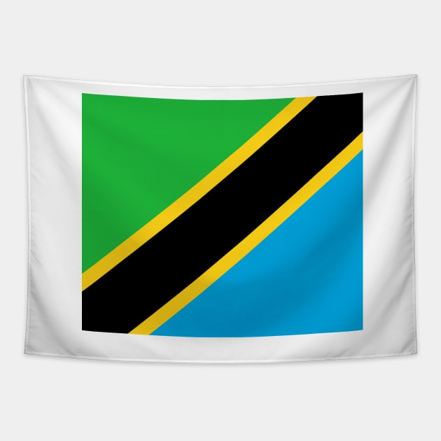 Tanzania flag Tapestry by flag for all