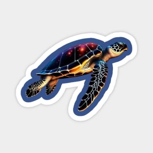 Cosmic Sea Turtle 1 Magnet