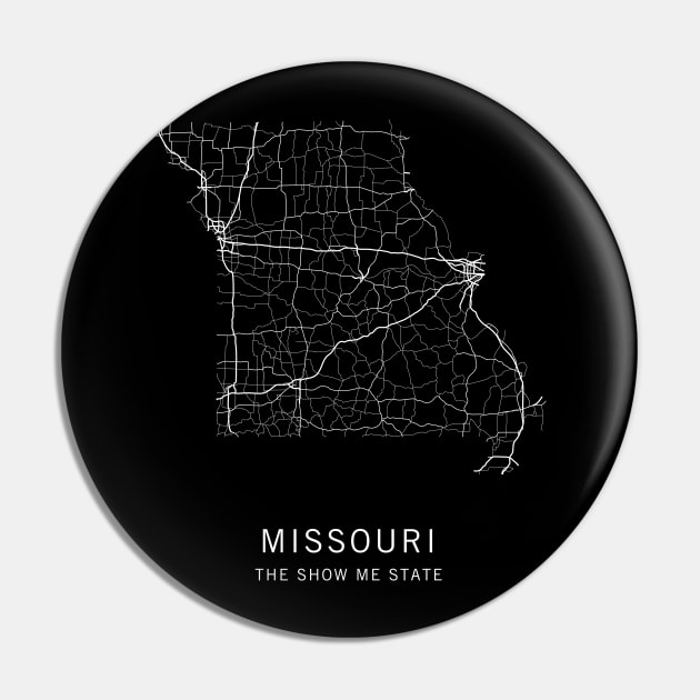 Missouri State Road Map Pin by ClarkStreetPress