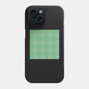 Orchard Plaid - Light Green and Dark Green Phone Case