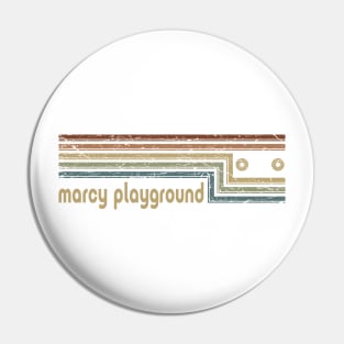 Marcy Playground Cassette Stripes Pin