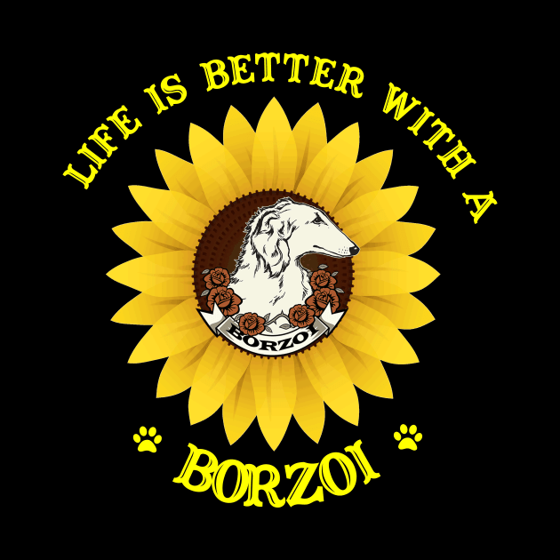 Borzoi Lovers by bienvaem