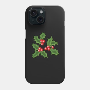 Pretty Holly Berries Phone Case