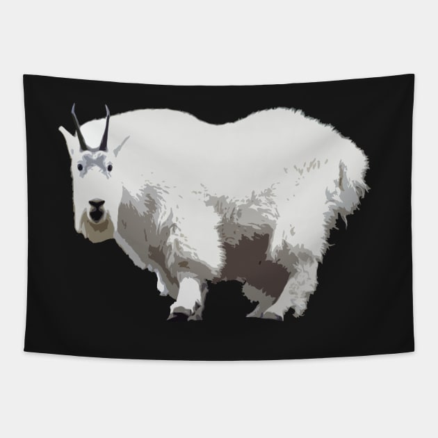 Omg Goat! Tapestry by raidrival