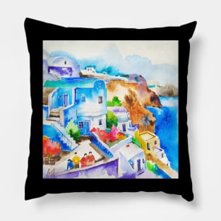 Cinque Terre. Italy. Cinque Terre National Park Pillow