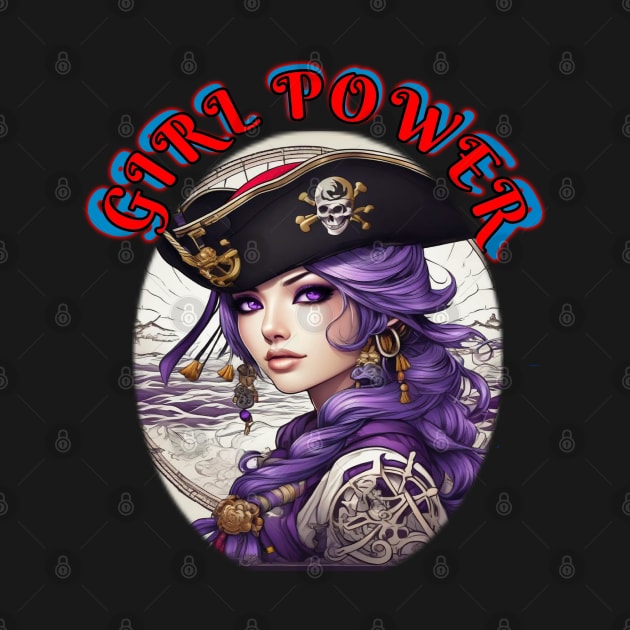 Girl power, purple pirate wench by sailorsam1805