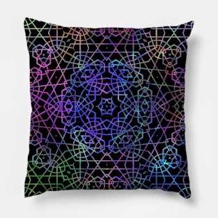 Symmetrical Color Journey Pillow