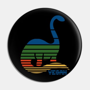 Retro Vegan Pin