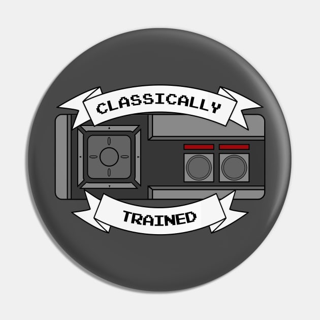 Classically Trained - Sega Master System Pin by randomgeekery