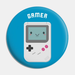 Cool Video Gamer T-Shirt Pin