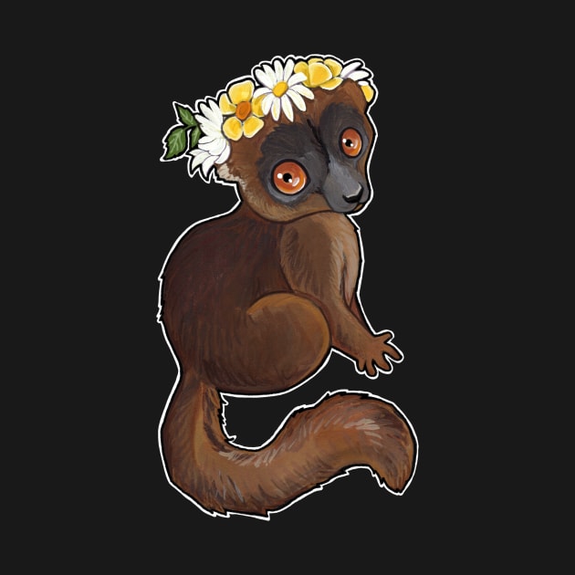 Brown lemur by BiancaRomanStumpff