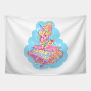 Clown Queen - Medley colors Tapestry