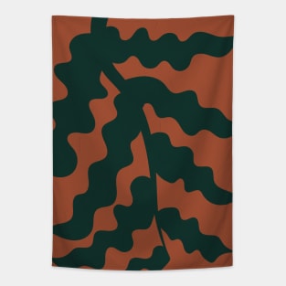 Terracotta Boho Plant Tapestry