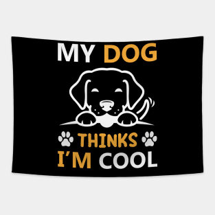 Dog T-Shirt Design Tapestry
