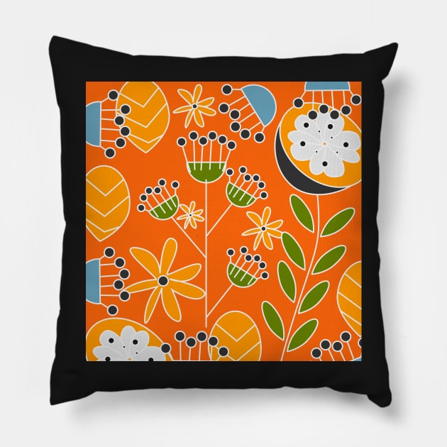 Sunny floral decor Pillow by cocodes