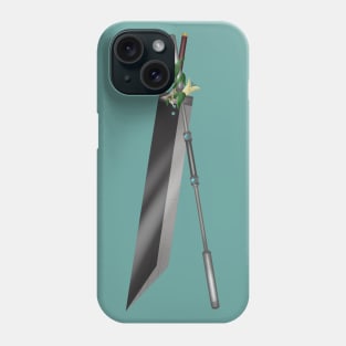 Buster sword and Guard staff Phone Case