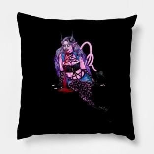 Succubus kiss Pillow