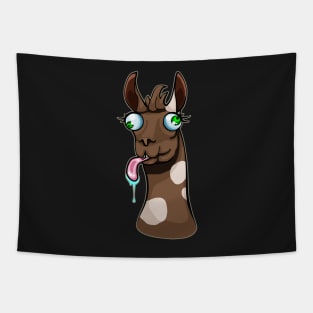 Goofy Llama Tapestry