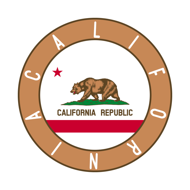 California Flag Decal by ZSONN