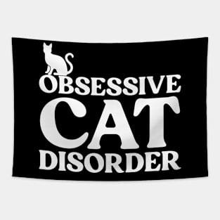 Obsessive Cat Disorder Tapestry