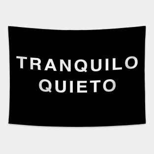 Puerto Rico Tranquilo Tranki Boricua Puerto Rican Saying Tapestry