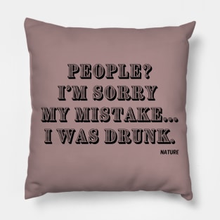 People? My mistake 02 Pillow