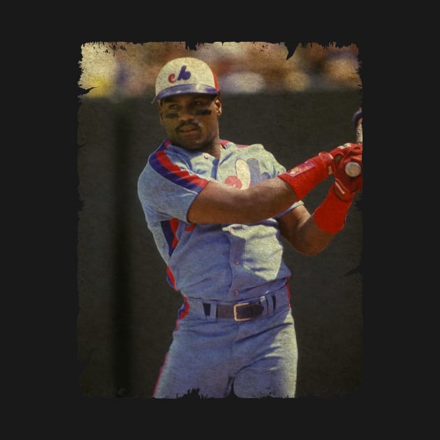 Tim Raines in Montreal Expos by anjaytenan
