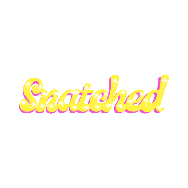 Snatched in Yellow with Sparkles by MamaODea