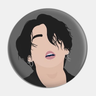 BTS Jungkook Long Hair JK Pin