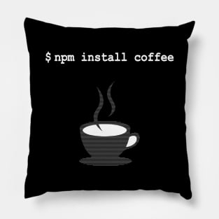 npm install coffee JavaScript Programmer Pillow